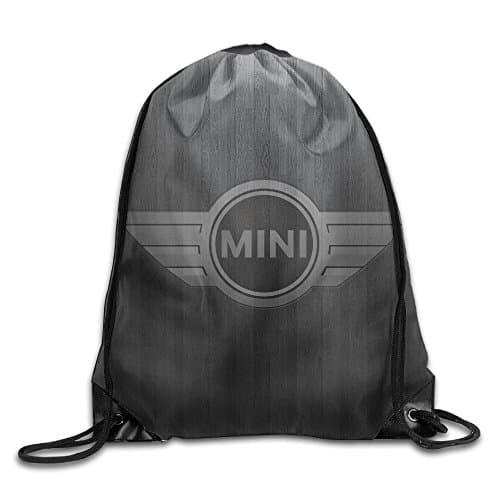 Mini Cooper Vintage Retro Portable Sack Bag, Drawstring Backpack, Sport Bag, Drawstring Bag For Men Women, Sport , Travel, Home, Gym, Outdoor, Activity (16.9 14.2 Inch)