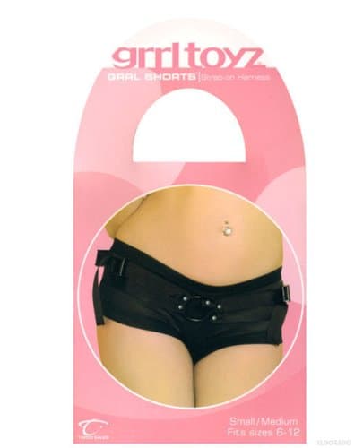 Grrl Shorts Strap-On Harness Small/Medium