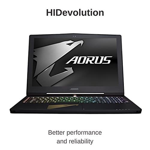 HIDevolution Aorus X5 v8 15.6” FHD 144Hz G-Sync Gaming Laptop | 2.6 GHz i7-8850H, GTX 1070, 32GB DDR4/2666MHz RAM, PCIe 2TB SSD + 1TB SSD | Authorized Performance Upgrades & Warranty