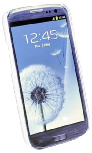 DECORO DECGS3WTSL Element Case for Samsung Galaxy S3 - 1 Pack - Retail Packaging - Silver/White