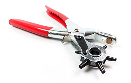 Best tools New Hand Rotary Leather Hole Punch Pliers Tool Belt Rubber Multi Watch Band Repair