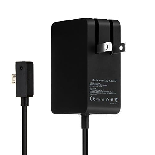 Surface 3 charger, 13W 5.2V 2.5A Adapter for Microsoft Surface 3 Tablet