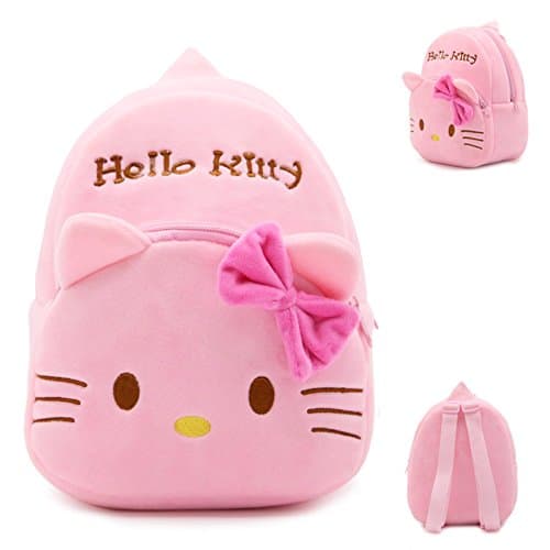TEKIMBE Hello Kitty kindergarten Backpack Soft Plush Schoolbag Shoulder Bag For Kids