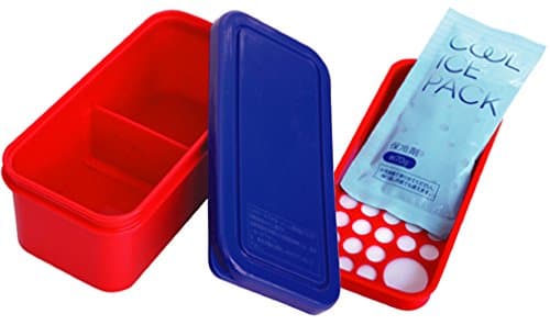 With refrigerant multi-lunch box (S) Red PN-1944-80