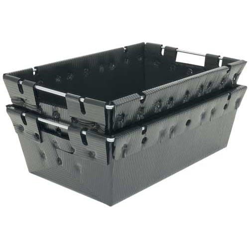 Protektive Pak Plastek Polypropylene ESD / Anti-Static Nesting Tote - 27 1/4 in Length - 18 in Wide - 39142 [PRICE is per EACH]