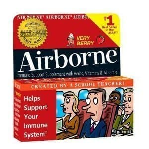 Airborne Immune Support Supplement - Very Berry - 36 Effervescent Tablets