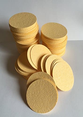 Compressed Facial Sponge - 2-3/4 in Round - Pack of 100