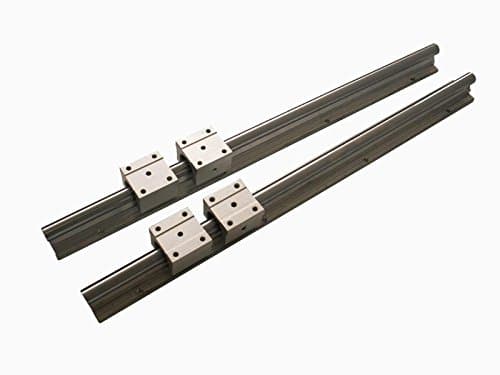 Joomen CNC SBR20-1200mm LINEAR SLIDE GUIDE 2 RAIL+ 4 SBR20UU BEARING BLOCK