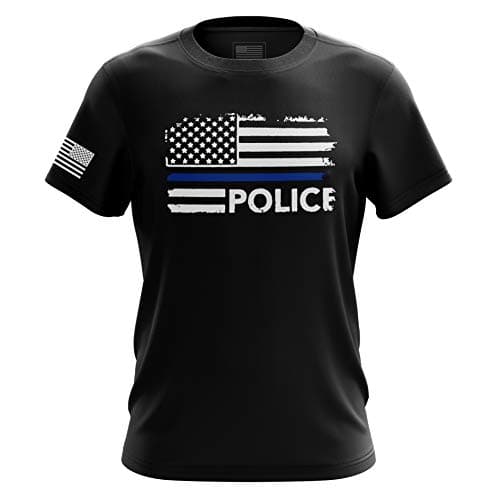 Back The Blue Support Police T Shirt
