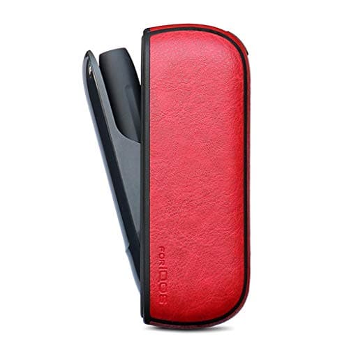 Bduco - Protective Cover Holder Carrying Case Box Soft Leather Wallet Pouch Accessories for IQOS 3.0 E-Cigarette Electronic Cigarette