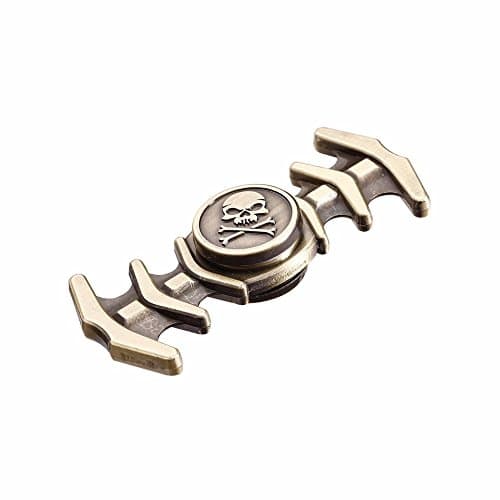 FlyHighHi Skull Bone Fish Bone Copper Hand Spinner Metal Finger Stress Spinner High Speed EDC Fidget Toys Relieving ADHD Anxiety Stress and Boredom Fidget Spinner