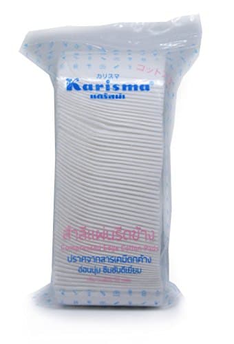 saengla compressed Edge cotton pads Soft, absorb easily. Cleansing Wipes, Travel Makeup Wipe, Pulp Towel Face Wash Skin Care Paper wipe 50 pcs