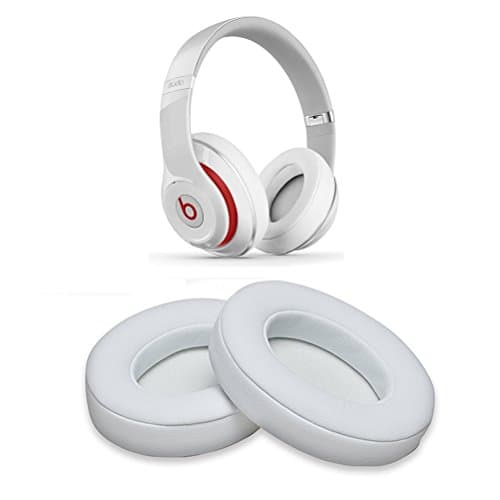 od19 Memory Foam Replacement Earpads Replacement Ear Cushion Ear Pad Foam Ear Pad For Beats Studio 2.0/3.0 Wired and Wireless Ear Headphones (White)