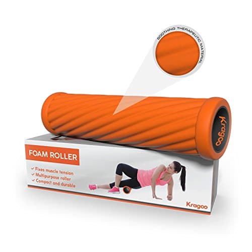 Massage Foam Roller for Deep Tissues Massaging | Myofascial Release, Physical Therapy, Pain Relief, Blood Circulation Muscle Massage Roller | Use for Recovery, Yoga, Bodybuilding, CrossFit by KRAGOO