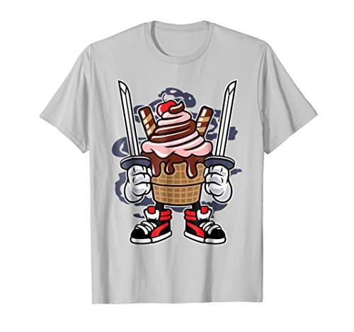 Cute Hands Off My Ice Cream Killer Ninja Samurai Kid T-Shirt
