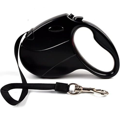 Retractable Dog Leash, 16 ft Dog Walking Leash for Medium Small Dogs and Cats Maximum Tension Force of 50lbs, Tangle Free (16.5 FT, 01 Black)