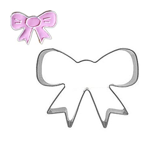 FairyTeller Bow Cookie Tools Cutter Mould Biscuit Press Icing Set Stamp Mold Stainless Steel Bakeware For Kitchen China