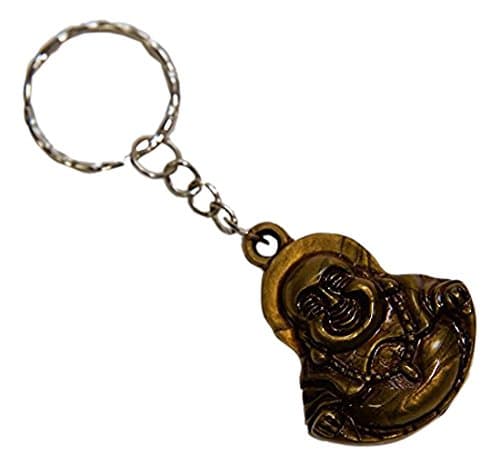 Metal Buddha Keychain (Bronze Color)