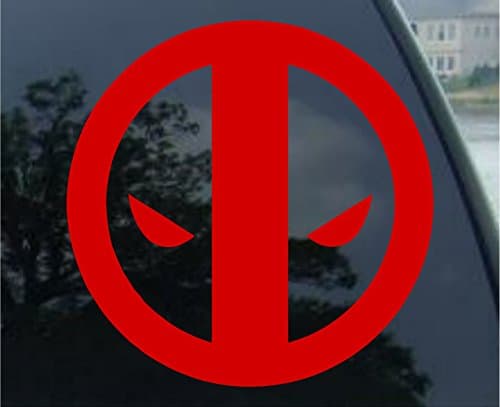 Deadpool Car Sticker Decal (5" (2 Pack) any color)
