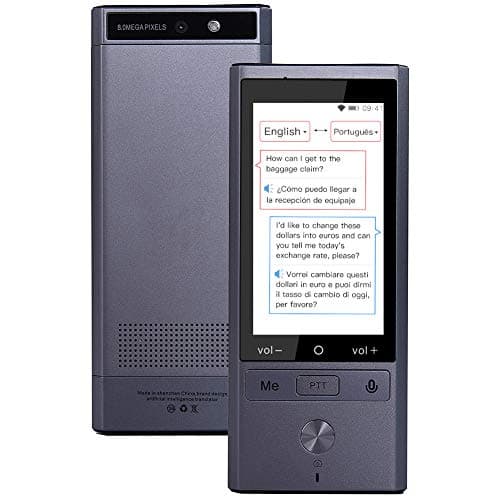 Offline Language Translator Device,Real-time Two-Way Speech/Text 3inch IPS Touch Screen Support 75 Languages for Learning Travel Business Shopping