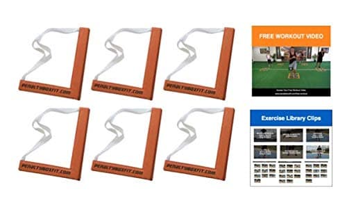 Penalty Box - Full Body Workout Program - Body Resistance, Agility, Speed, Power, Footwork, Explosive Plyometrics Training - Agility Grid & Hurdle All in One with Bonus Exercises