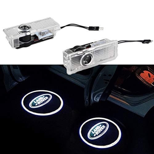 2pcs Car Door Ghost Shadow Projector Courtesy LED Logo Welcome Light Laser Shadow Lamp for Land Rover 2003-2017