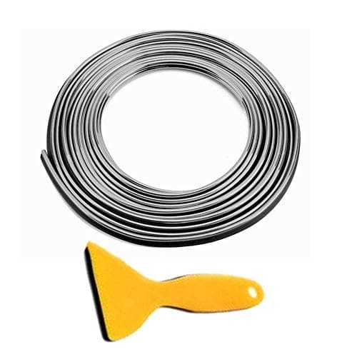 FIEMACH Universal Car Edging Trim Strips, Auto Interior Decor Strip Line Gap Filler Decorative, Car Interior DIY Gap Garnish Accessory for All Cars (5M/16.4FT)