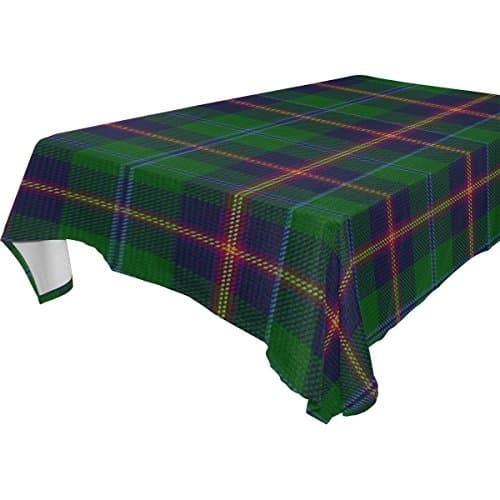 BYouLockX tartan check Scotch plaid Rectangle Tablecloth