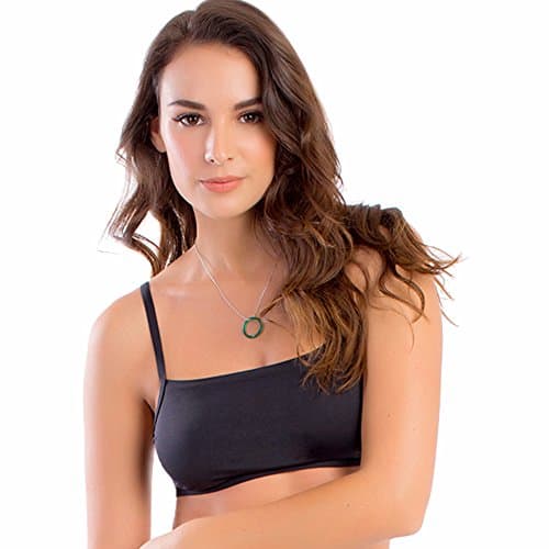 Ilusion Microfiber Crop Top Large Black