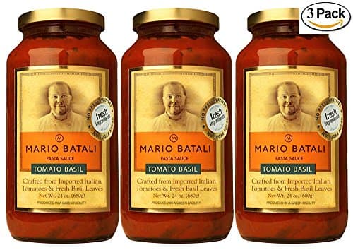 Mario Batali Tomato Basil Sauce 24 oz (3 Pack)