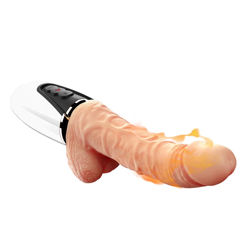 Female Automatic Thrusting Machine Vibrantor Bullet for Pleasure with Heating Function 7 Modes Pussey Massage Tools Electric Telescopic Lifelike Dilos for Adult Women Beginners,100% Waterproof,Tshirt