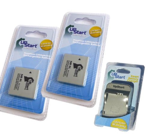2 Pack - Replacement for Canon PowerShot SD400 Battery + Charger - Compatible with Canon NB-4L Digital Camera Battery and Charger (890mAh 3.7V Lithium-Ion)