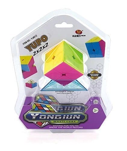 Little Treasures Cube Speed Cube 2 x 2 x 2 Stickerless Magic Cube Puzzles