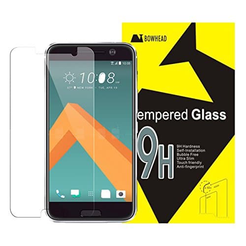 HTC 10 Screen Protector, Bowhead HTC M10 Glass Screen Protector - [Tempered Glass] 9H Hardness, Bubble Free
