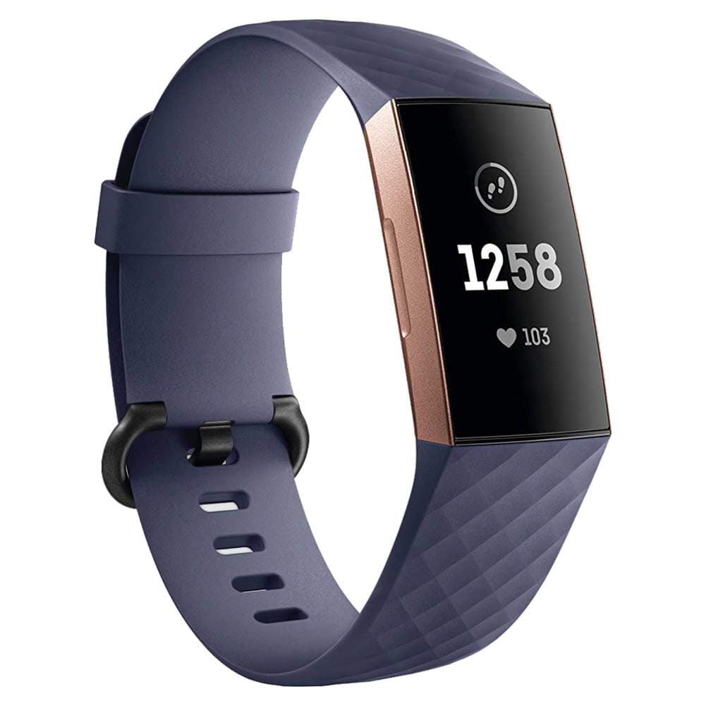 Dolank compatible with Fitbit Charge 3 Strap, Premium TPU Sport Replacement Bands Adjustable Wristband Fitness Accessories Small Large Women Men for Fitbit Charge 3 Advanced Health & Fitness Tracker