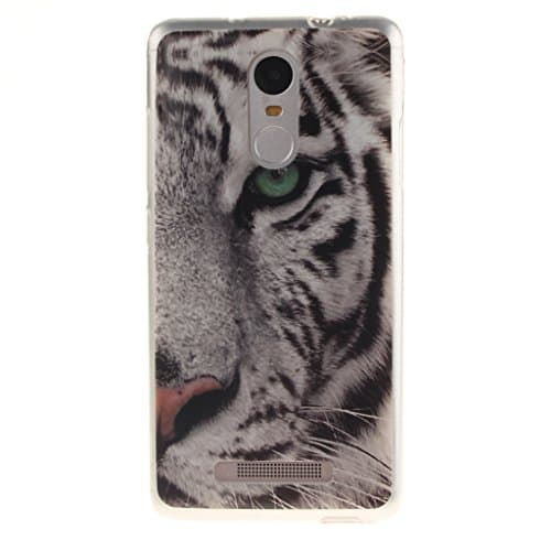 Case For Xiaomi Redmi Note 3,Ramidy big tiger Printing Soft TPU Gel Silicone Clear Bumper Protectiove Skin Case Cover For Xiaomi Redmi Note 3