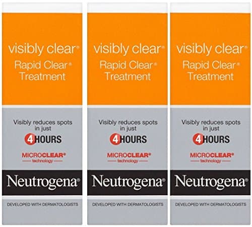 3 x Rapid Clear Treatment / Reduces redness / 15ml each
