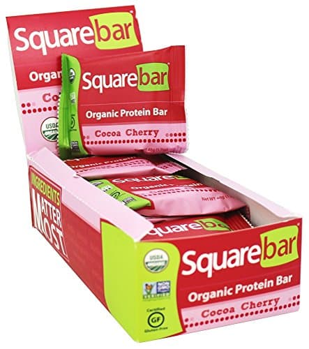 Squarebar - Organic Protein Bar Cocoa Cherry - 12 Bars