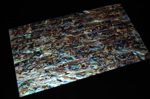 Blue Paua Shell Coated Veneer Sheet