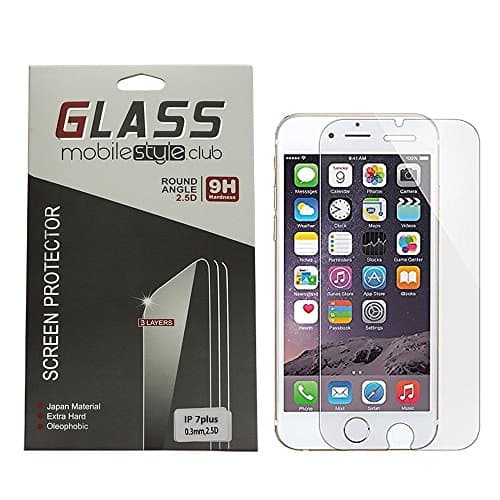 50 PCS iPhone 7 Plus Premium Tempered Glass Screen Protector Ultra Thin Extra Smooth Oleo-phobic 3D Touch Compatible 9H Hardness HD Clear Retail Packaging Ideal For iphone 7 Plus Lot Of 50