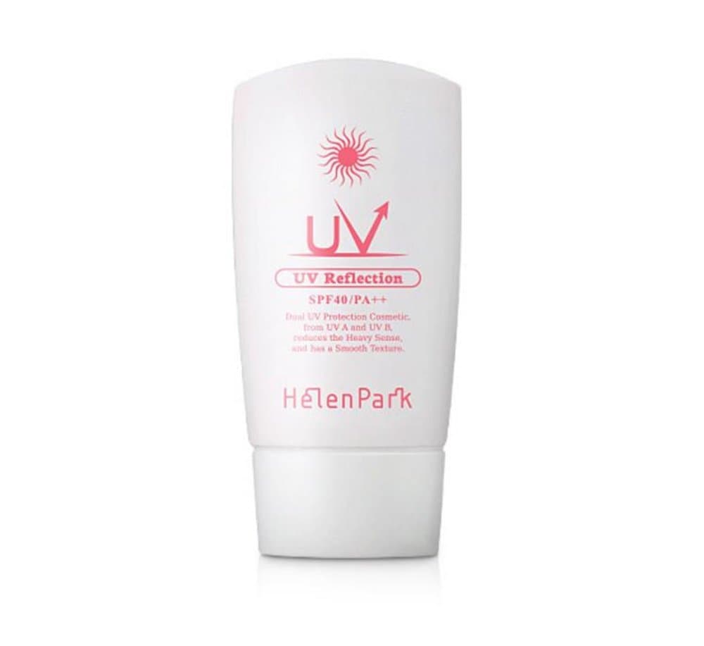 Helen Park UV Reflection Sun Cream SPF40 PA++ 50ml, Powerful Protection, No sticky, Whitening