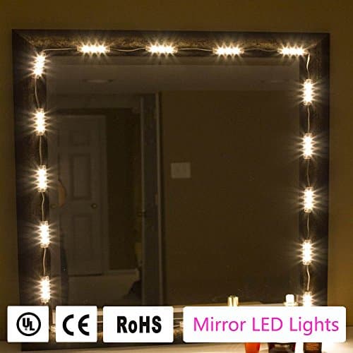 Makeup Mirror LED Light for Cosmetic Makeup Vanity Mirror and Home Bathroom mirror Kit 3LED20 3 Meters with UL certified power and dimmer WM003