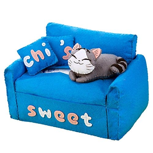 DOER Edutainment Sewing Kit for Beginners – DIY Craft Tissue Box – An Educational Fun Toy (Cat)