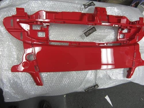 2008 2009 2010 2011 2012 Smart Car ForTwo Front Center Bumper Cover Grill Base- Cherry Red CC0L ECF