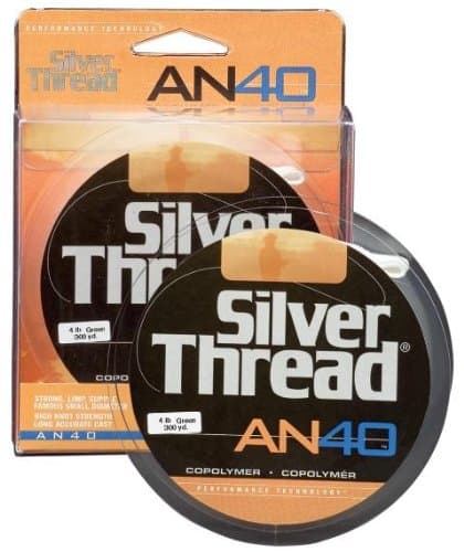 Pradco Silver Thread AN40 Bulk Spool Fishing Line-3000 Yards (Green, 17-Pound Test)