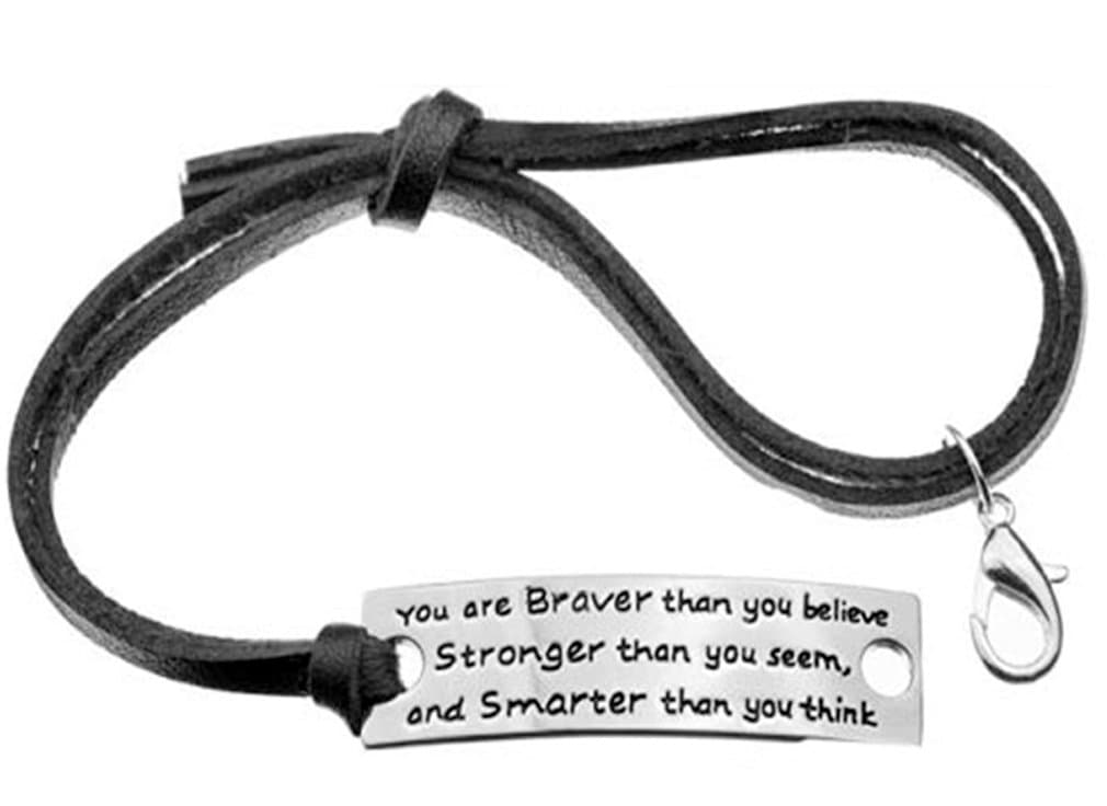 Charming Life Inspirational Leather Bracelet