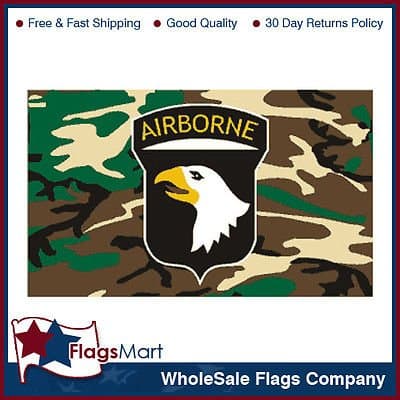 Flagsmart F1302 Polyester 101st Airborne Camou Flag