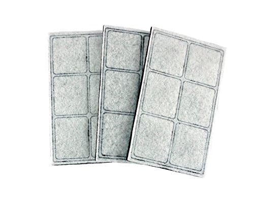 NRP 3-pack Pet Activated Charcoal Water Filter Replacement for PetSafe Drinkwell Fountains &amp; More