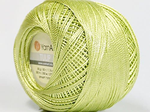 Willow Green - Yarn Art Tulip Size 10 Microfiber Thread - 50 Gram