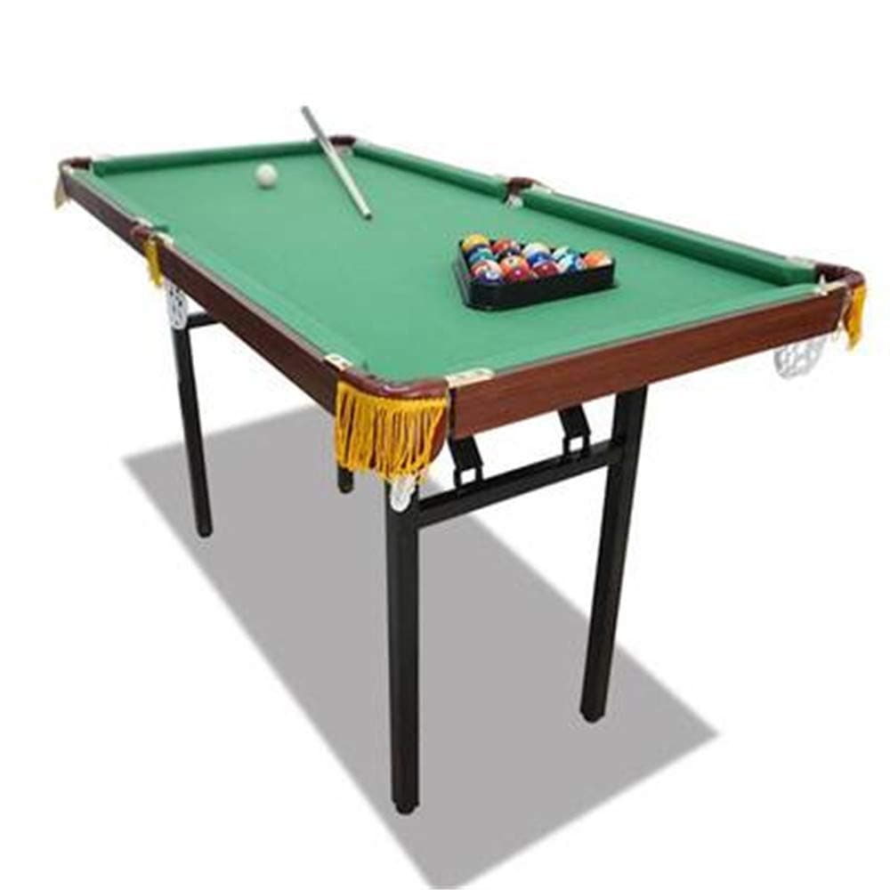 YSYDE Kids Junior Green Games Pool Table Foldable No Need to Install Saving Space Can Be Fine-Tuned and Stable Non-Slip Does Not Hurt The Floor A More Textured Look